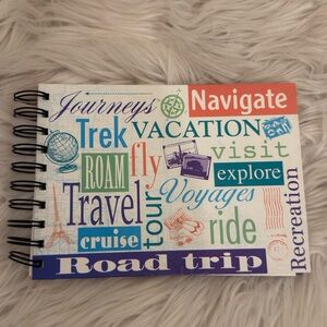 Travel-Themed Spiral Notebook - 20 pages